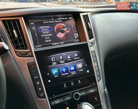 Серый Инфинити Q50, объемом двигателя 3 л и пробегом 82 тыс. км за 23000 $, фото 19 на Automoto.ua