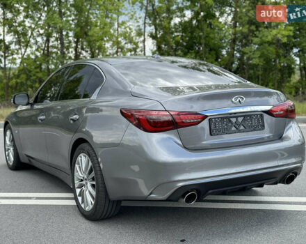 Серый Инфинити Q50, объемом двигателя 3 л и пробегом 108 тыс. км за 17500 $, фото 14 на Automoto.ua