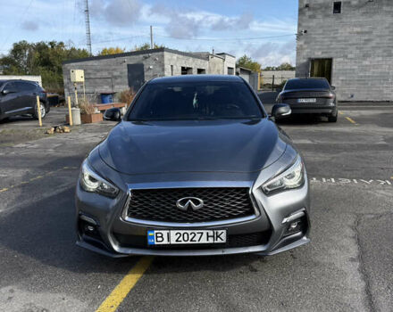 Серый Инфинити Q50, объемом двигателя 3 л и пробегом 85 тыс. км за 22000 $, фото 3 на Automoto.ua