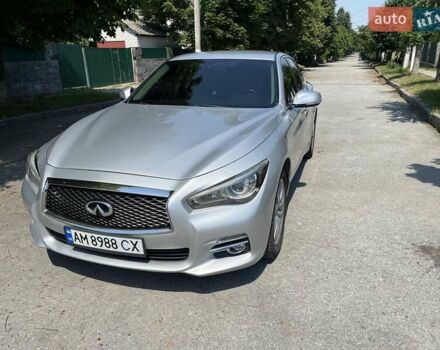 Серый Инфинити Q50, объемом двигателя 1.99 л и пробегом 143 тыс. км за 14799 $, фото 5 на Automoto.ua
