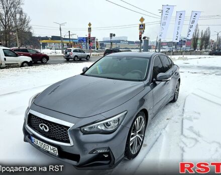 Сірий Інфініті Q50, об'ємом двигуна 3.5 л та пробігом 60 тис. км за 22900 $, фото 1 на Automoto.ua