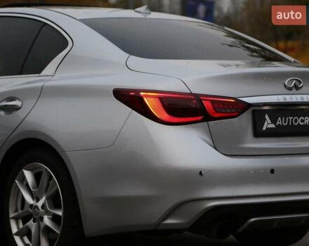 Серый Инфинити Q50, объемом двигателя 3 л и пробегом 60 тыс. км за 16900 $, фото 7 на Automoto.ua