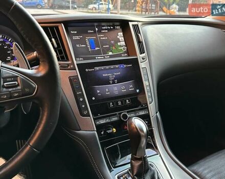 Серый Инфинити Q50, объемом двигателя 3 л и пробегом 82 тыс. км за 23000 $, фото 20 на Automoto.ua