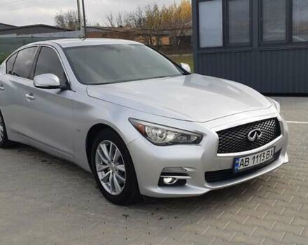 Серый Инфинити Q50, объемом двигателя 3 л и пробегом 86 тыс. км за 16250 $, фото 2 на Automoto.ua
