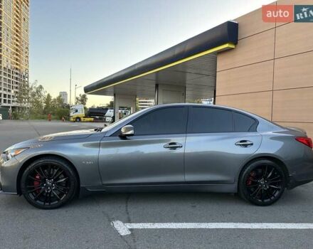 Серый Инфинити Q50, объемом двигателя 3 л и пробегом 82 тыс. км за 23000 $, фото 59 на Automoto.ua