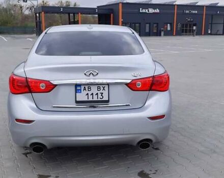 Серый Инфинити Q50, объемом двигателя 3 л и пробегом 86 тыс. км за 16250 $, фото 6 на Automoto.ua