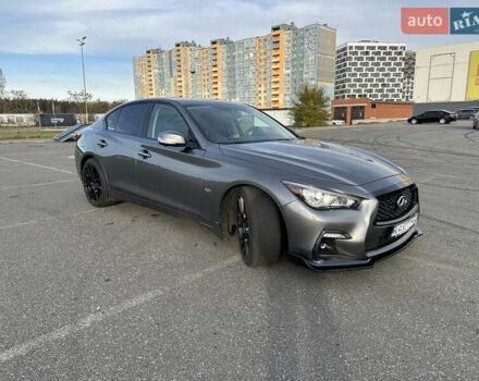 Серый Инфинити Q50, объемом двигателя 3 л и пробегом 118 тыс. км за 22800 $, фото 12 на Automoto.ua