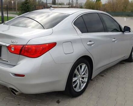Серый Инфинити Q50, объемом двигателя 3 л и пробегом 86 тыс. км за 16250 $, фото 5 на Automoto.ua