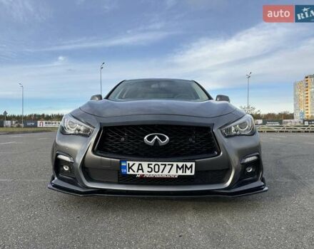 Серый Инфинити Q50, объемом двигателя 3 л и пробегом 118 тыс. км за 22800 $, фото 3 на Automoto.ua