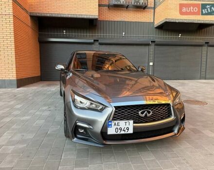 Серый Инфинити Q50, объемом двигателя 3 л и пробегом 82 тыс. км за 23000 $, фото 7 на Automoto.ua