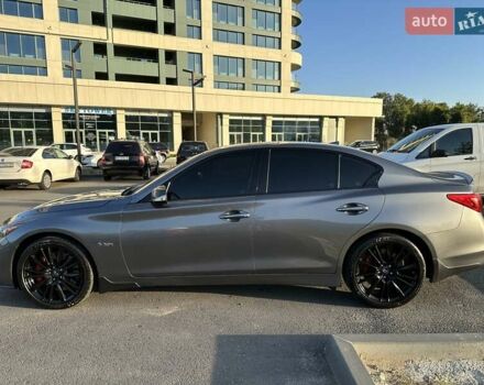 Серый Инфинити Q50, объемом двигателя 3 л и пробегом 82 тыс. км за 23000 $, фото 44 на Automoto.ua