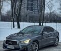 Серый Инфинити Q50, объемом двигателя 3 л и пробегом 98 тыс. км за 14800 $, фото 1 на Automoto.ua