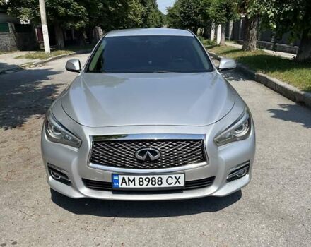 Серый Инфинити Q50, объемом двигателя 1.99 л и пробегом 143 тыс. км за 14799 $, фото 4 на Automoto.ua