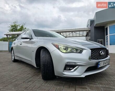 Серый Инфинити Q50, объемом двигателя 3 л и пробегом 178 тыс. км за 14300 $, фото 1 на Automoto.ua