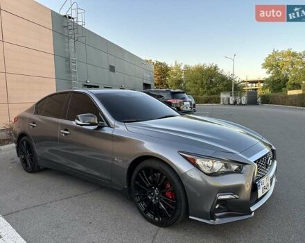 Серый Инфинити Q50, объемом двигателя 3 л и пробегом 82 тыс. км за 23000 $, фото 55 на Automoto.ua