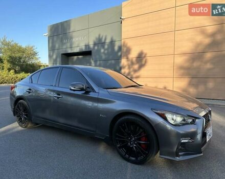 Серый Инфинити Q50, объемом двигателя 3 л и пробегом 82 тыс. км за 23000 $, фото 41 на Automoto.ua