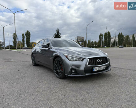 Серый Инфинити Q50, объемом двигателя 3 л и пробегом 85 тыс. км за 22000 $, фото 12 на Automoto.ua