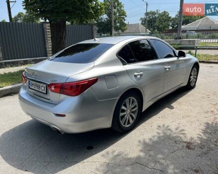 Серый Инфинити Q50, объемом двигателя 1.99 л и пробегом 143 тыс. км за 14799 $, фото 7 на Automoto.ua
