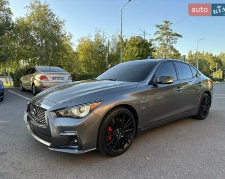 Серый Инфинити Q50, объемом двигателя 3 л и пробегом 82 тыс. км за 23000 $, фото 36 на Automoto.ua