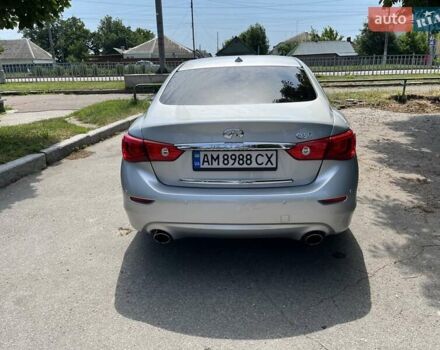 Серый Инфинити Q50, объемом двигателя 1.99 л и пробегом 143 тыс. км за 14799 $, фото 10 на Automoto.ua