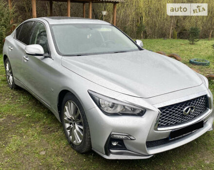 Сірий Інфініті Q50, об'ємом двигуна 3 л та пробігом 78 тис. км за 17000 $, фото 10 на Automoto.ua