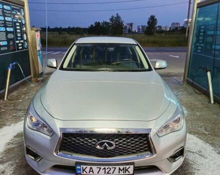 Серый Инфинити Q50, объемом двигателя 1.99 л и пробегом 96 тыс. км за 21200 $, фото 1 на Automoto.ua