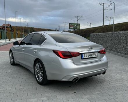 Сірий Інфініті Q50, об'ємом двигуна 3 л та пробігом 148 тис. км за 14500 $, фото 2 на Automoto.ua
