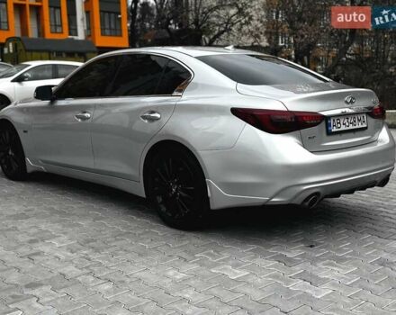 Сірий Інфініті Q50, об'ємом двигуна 3 л та пробігом 72 тис. км за 17400 $, фото 7 на Automoto.ua
