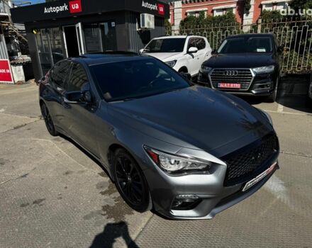 Сірий Інфініті Q50, об'ємом двигуна 3 л та пробігом 64 тис. км за 25490 $, фото 8 на Automoto.ua