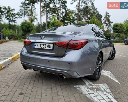 Сірий Інфініті Q50, об'ємом двигуна 3 л та пробігом 129 тис. км за 18500 $, фото 8 на Automoto.ua