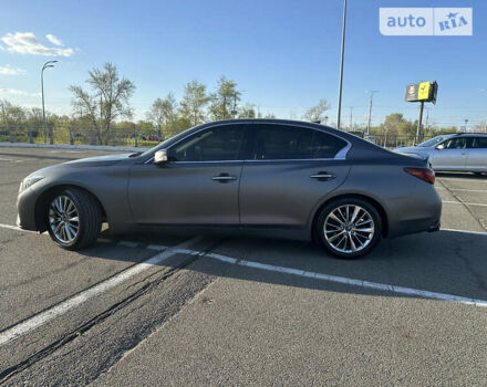 Серый Инфинити Q50, объемом двигателя 3 л и пробегом 111 тыс. км за 17500 $, фото 5 на Automoto.ua