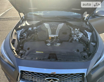 Серый Инфинити Q50, объемом двигателя 3 л и пробегом 111 тыс. км за 17500 $, фото 13 на Automoto.ua