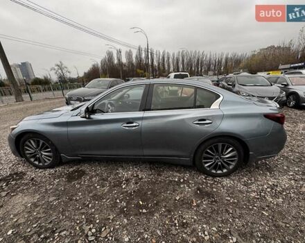 Серый Инфинити Q50, объемом двигателя 3 л и пробегом 73 тыс. км за 18000 $, фото 6 на Automoto.ua