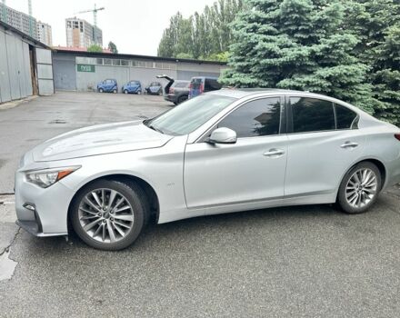 Сірий Інфініті Q50, об'ємом двигуна 3 л та пробігом 98 тис. км за 14400 $, фото 2 на Automoto.ua