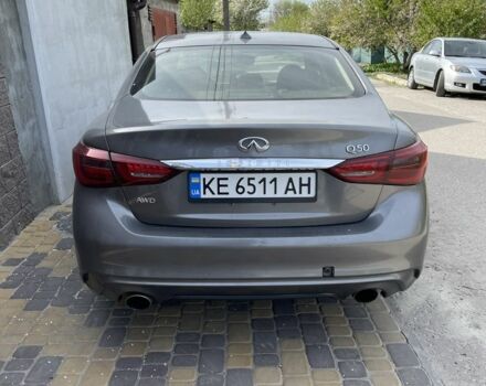 Сірий Інфініті Q50, об'ємом двигуна 2 л та пробігом 127 тис. км за 14000 $, фото 7 на Automoto.ua