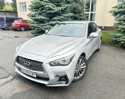 Сірий Інфініті Q50, об'ємом двигуна 3 л та пробігом 98 тис. км за 14400 $, фото 1 на Automoto.ua