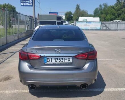 Сірий Інфініті Q50, об'ємом двигуна 3 л та пробігом 68 тис. км за 18500 $, фото 3 на Automoto.ua