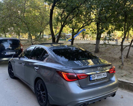 Сірий Інфініті Q50, об'ємом двигуна 3 л та пробігом 110 тис. км за 17900 $, фото 10 на Automoto.ua