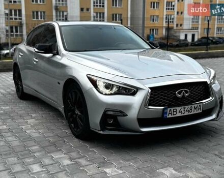 Сірий Інфініті Q50, об'ємом двигуна 3 л та пробігом 72 тис. км за 17400 $, фото 3 на Automoto.ua