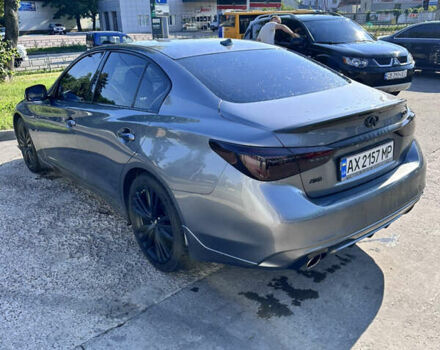 Серый Инфинити Q50, объемом двигателя 3 л и пробегом 105 тыс. км за 18900 $, фото 6 на Automoto.ua