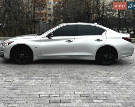 Сірий Інфініті Q50, об'ємом двигуна 3 л та пробігом 72 тис. км за 17400 $, фото 8 на Automoto.ua