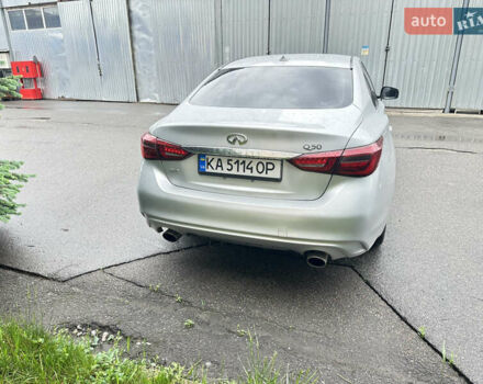 Серый Инфинити Q50, объемом двигателя 3 л и пробегом 100 тыс. км за 14800 $, фото 5 на Automoto.ua