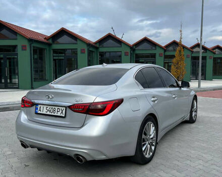 Сірий Інфініті Q50, об'ємом двигуна 3 л та пробігом 148 тис. км за 14500 $, фото 3 на Automoto.ua