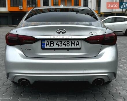 Сірий Інфініті Q50, об'ємом двигуна 3 л та пробігом 72 тис. км за 17400 $, фото 6 на Automoto.ua