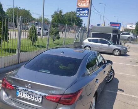 Сірий Інфініті Q50, об'ємом двигуна 3 л та пробігом 68 тис. км за 18500 $, фото 3 на Automoto.ua