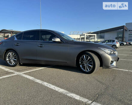 Серый Инфинити Q50, объемом двигателя 3 л и пробегом 111 тыс. км за 17500 $, фото 1 на Automoto.ua