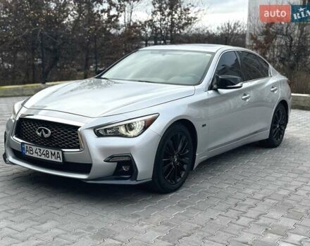 Сірий Інфініті Q50, об'ємом двигуна 3 л та пробігом 72 тис. км за 17400 $, фото 9 на Automoto.ua