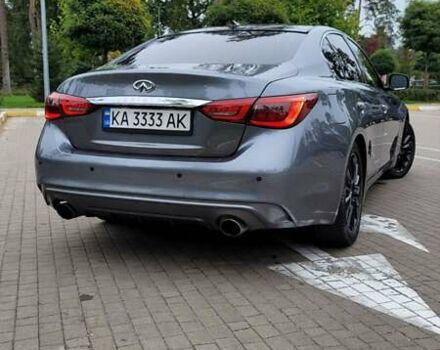 Сірий Інфініті Q50, об'ємом двигуна 3 л та пробігом 129 тис. км за 18500 $, фото 3 на Automoto.ua