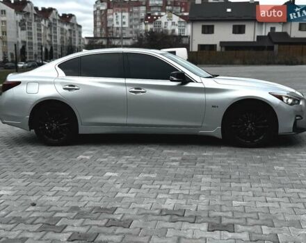 Сірий Інфініті Q50, об'ємом двигуна 3 л та пробігом 72 тис. км за 17400 $, фото 4 на Automoto.ua