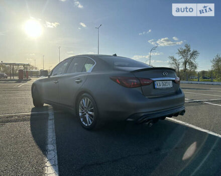 Серый Инфинити Q50, объемом двигателя 3 л и пробегом 111 тыс. км за 17500 $, фото 4 на Automoto.ua